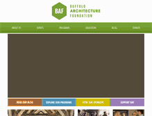 Tablet Screenshot of buffaloarchitecture.org